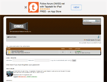 Tablet Screenshot of forum.omiss.net